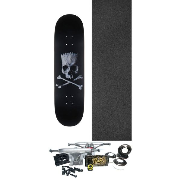 Zero Skateboards Camp Bart Skateboard Deck - 8.5" x 32.3" - Complete Skateboard Bundle